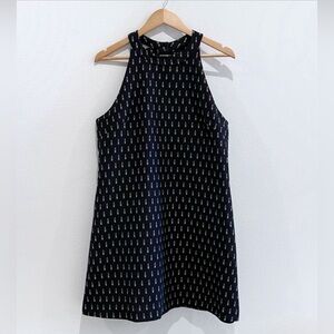 Hutch Halter A-line Dress with Lipstick Print Size L